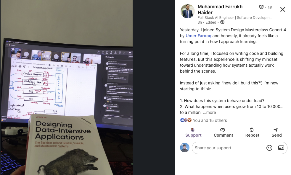 Student testimonial
